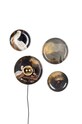 Λάμπα τοίχου Bold Monkey No Food Here 4-pack πολύχρωμο BM54007