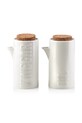 Σετ δοχείων για λάδι και ξύδι Affek Design Modern Life 0,2 L λευκό HTD2139.PROM