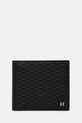 Δερμάτινο πορτοφόλι Armani Exchange λείο δέρμα μαύρο 958097.4R847.NOS