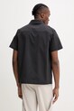 Ρούχα Πουκάμισο Heliot Emil SS25.M.05.042.BLK01.CO μαύρο