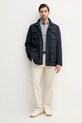 Βαμβακερό μπλουζάκι πόλο Barbour Tartan Pique Polo Shirt MML0011 γκρί AA00