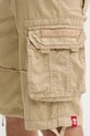 Βαμβακερό σορτσάκι Alpha Industries Alpha Industries Jet Short 191200 159 μπεζ 191200.159