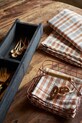Σετ από βαμβακερές χαρτοπετσέτες 4-pack JON907C πορτοκαλί AA00