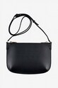 Αξεσουάρ Δερμάτινη τσάντα A.P.C. Sac Sarah PXBJQ-F61404 BLACK PXBJQ.F61404 μαύρο
