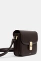 Δερμάτινη τσάντα A.P.C. A.P.C. Sac Grace Mini PXBMW-F61515 BLACK PXBMW.F61515 καφέ SS25