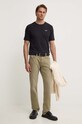 Βαμβακερό μπλουζάκι Marc O'Polo DENIM B61202151060 μαύρο AA00