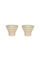 Ποτήρι αυγού OYOY Yuka 2-pack μπεζ L301133