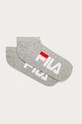 Fila - Μικρές κάλτσες (2-pack) κοντές κάλτσες γκρί F9199.M