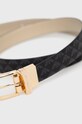 Αναστρέψιμη δερμάτινη ζώνη Emporio Armani Y3I182.YFJ5A μαύρο SS22