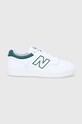 Δερμάτινα παπούτσια New Balance BB480LGT 480 Planet friendly λευκό BB480LGT