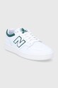 Δερμάτινα παπούτσια New Balance BB480LGT 480 BB480LGT λευκό SS25