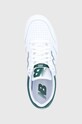 Δερμάτινα παπούτσια New Balance BB480LGT 480 λευκό BB480LGT