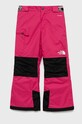 Παιδικό παντελόνι The North Face ύφασμα ροζ NF0A5G9DHBU1