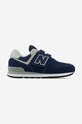 Αθλητικά New Balance συνθετικό σκούρο μπλε PV574EVN