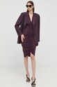 Κορμάκι Patrizia Pepe 8M1426.J3EV μωβ AW22