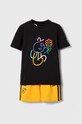 Παιδικό σετ adidas Originals πλεκτό ύφασμα μαύρο II0839