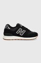 Αθλητικά New Balance WL574XB2 δέρμα σαμουά μαύρο WL574XB2