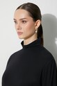 Φόρεμα MM6 Maison Margiela S62CT0244 μαύρο