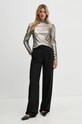 Μπλουζάκι Bruuns Bazaar MoeaBBAniqa blouse BBW4155 ασημί AW24