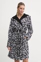 Ρόμπα Dkny πλεκτό ύφασμα μαύρο YI30027