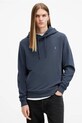 Βαμβακερή μπλούζα AllSaints RAVEN OTH HOODY βαμβάκι σκούρο μπλε M003NZ