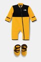 Ολόσωμη φόρμα μωρού The North Face BABDENALI ONE PIECE SET με μοτίβο κίτρινο NF0A88W056P1