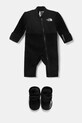 Ολόσωμη φόρμα μωρού The North Face BABDENALI ONE PIECE SET μακρύ μαύρο NF0A88W0JK31