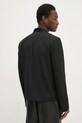 Μπλέιζερ με μίγμα μαλλιού Heliot Emil μαύρο AW24.M.04.045.BLK01