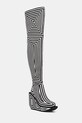 Μπότες United Nude Wa Long Boot Hi πλατφόρμα μαύρο 1087851082