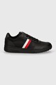 Δερμάτινα αθλητικά παπούτσια Tommy Hilfiger TH BASKET CORE LITE FM0FM05116 μαύρο AW24