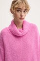 Μάλλινο πουλόβερ MMC STUDIO PL BITENEO BITENEO.SWEATER ροζ