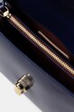 Δερμάτινη τσάντα Coccinelle COCCINELLEBINXIE SHINY CA E1.R8B.58.01.01 σκούρο μπλε