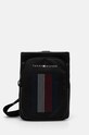 Σακίδιο Tommy Hilfiger απομίμηση λείου δέρματος μαύρο AM0AM12456