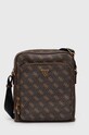Σακίδιο Guess MILANO απομίμηση λείου δέρματος καφέ HMMILO.P4260