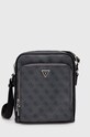 Σακίδιο Guess MILANO απομίμηση λείου δέρματος μαύρο HMMILO.P4260