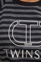 Μπλουζάκι Twinset 242TP2330 μαύρο