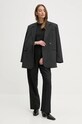 Βαμβακερό μπλουζάκι Calvin Klein Jeans J20J224253 μαύρο NC24