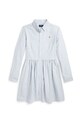 Φόρεμα Polo Ralph Lauren βαμβάκι μπλε 313934185001