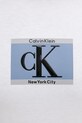 Βαμβακερό μπλουζάκι Calvin Klein λευκό LV04RC854G