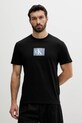 Βαμβακερό μπλουζάκι Calvin Klein βαμβάκι μαύρο LV04RC854G