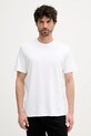 Βαμβακερό μπλουζάκι Calvin Klein κανονικό λευκό LV04LB275G