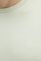 Βαμβακερό μπλουζάκι Calvin Klein πράσινο LV04LB275G