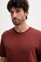 Ρούχα Βαμβακερό μπλουζάκι Calvin Klein LV04LB275G κόκκινο