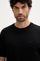 Ρούχα Βαμβακερό μπλουζάκι Calvin Klein LV04LB275G μαύρο