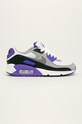 Nike - Παπούτσια Air Max 90 απομίμηση λείου δέρματος γκρί CD0490