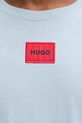 Βαμβακερό μπλουζάκι HUGO μπλε 50447978