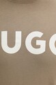 Βαμβακερό μπλουζάκι HUGO μπεζ 50467556