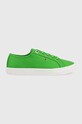 Πάνινα παπούτσια Tommy Hilfiger ESSENTIAL VULCANIZED SNEAKER Planet friendly πράσινο FW0FW07119