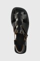 Δερμάτινα σανδάλια Camper Dana μαύρο K201489.001