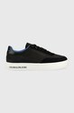 Αθλητικά Calvin Klein Jeans CLASSIC CUPSOLE SU SOFTNY υφασμάτινο μαύρο YM0YM00669